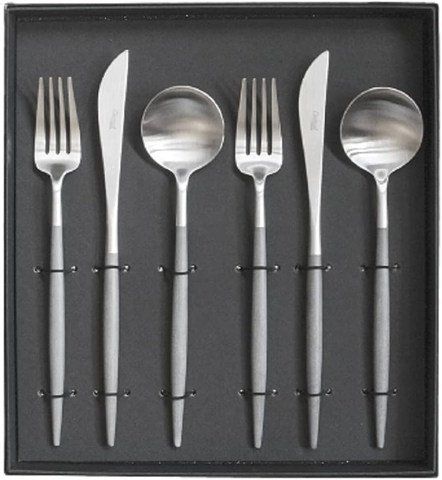 Amazon | クチポール(Cutipol) GOA グレー/マットシルバー ディナー