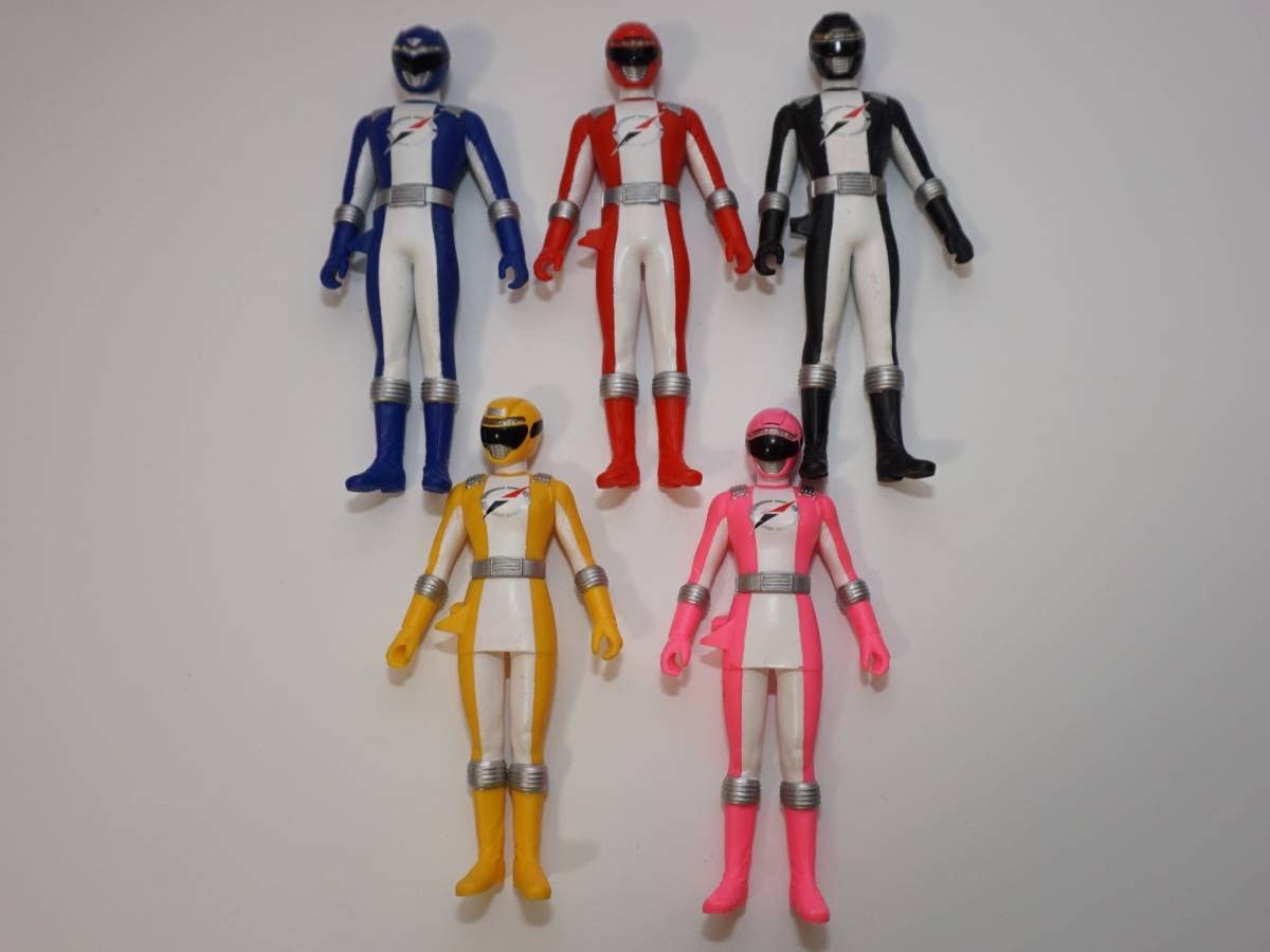 Amazon.co.jp: 轟轟戦隊ボウケンジャー ソフビフィギュア 5体セット
