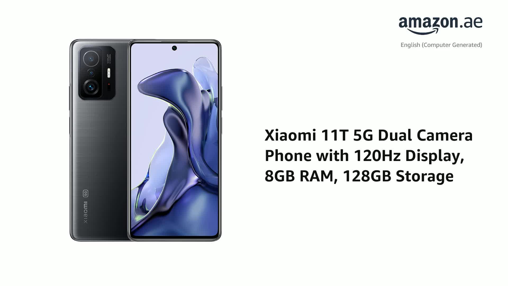 Xiaomi 11T Dual Sim Amoled Dotdisplay Meteorite Gray 8Gb Ram 128Gb