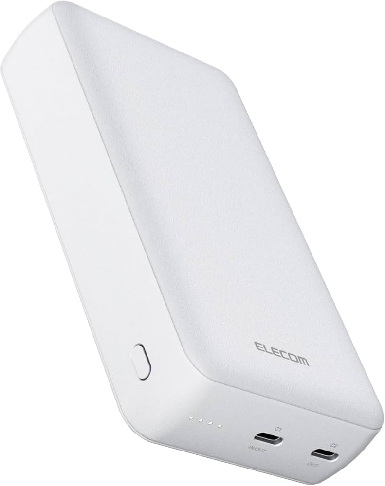 Amazon | エレコム モバイルバッテリー 20000mAh 20W USB PD対応 2