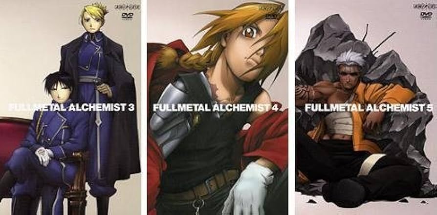 Amazon.co.jp: 送料444円～DVD初回限定版 鋼の錬金術師3～5巻 3枚