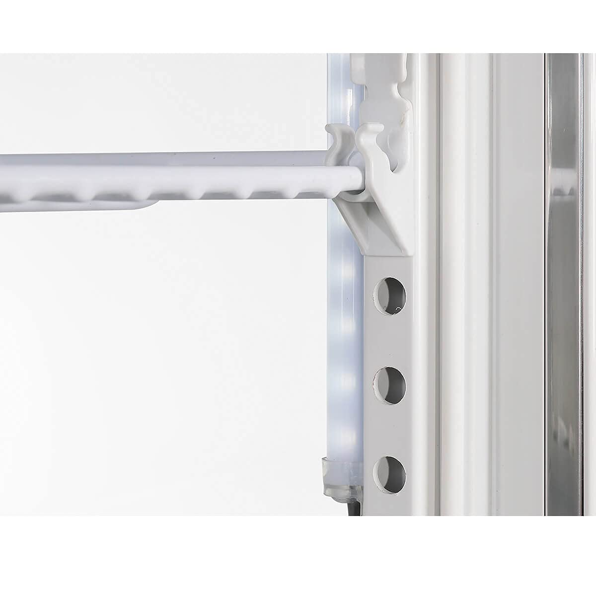 Amazon | Hijiru 4面ガラス冷蔵ショーケース60L／ホワイト【HJR-KR60WT