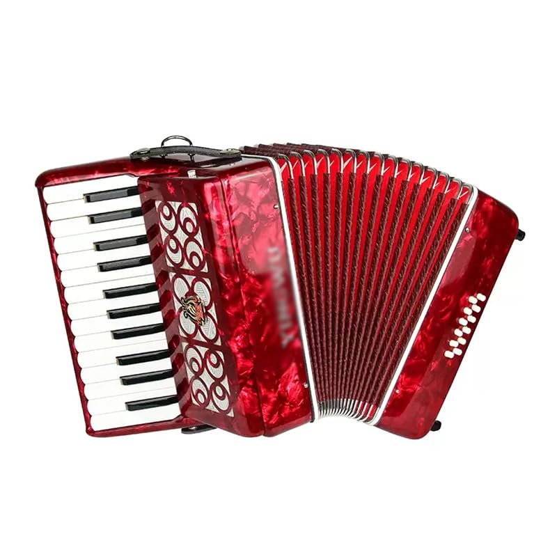 Amazon.co.jp: BEdaW アコーディオン25キーズ12ベース初心者楽器、右