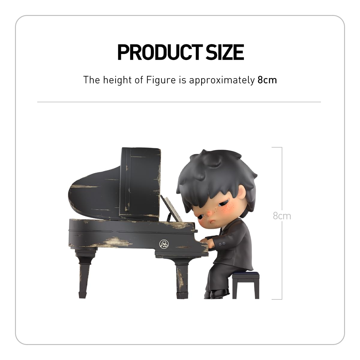 Amazon | POP MART HIRONO The Pianist フィギュア | ソフビ人形