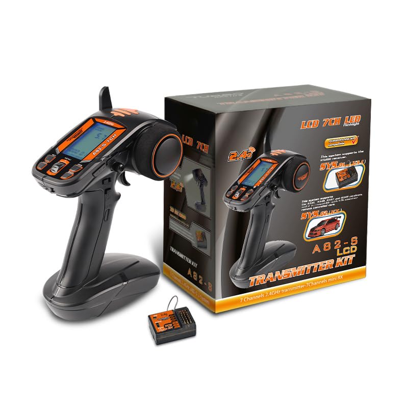Amazon | ターボ A82-S 2.4G 7CH ラジコンカー用送信機 技適認証済み