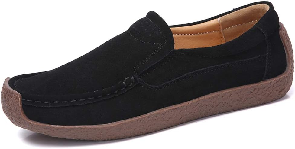 Amazon | [ZXCP] レディース スニーカー モカシン 編み込み ウーブン