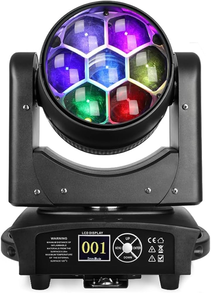 Amazon.com: Betopper 7 * 40W Moving Head Dj Light with Spot Point