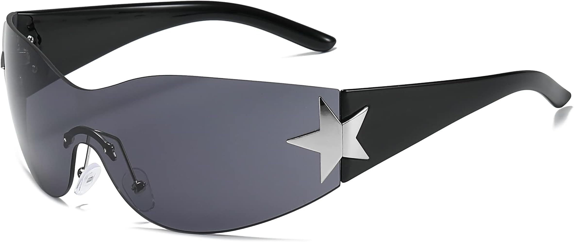 Amazon.com: Azoxus Trendy Wrap Around Y2k Sunglasses 2000s Fashion