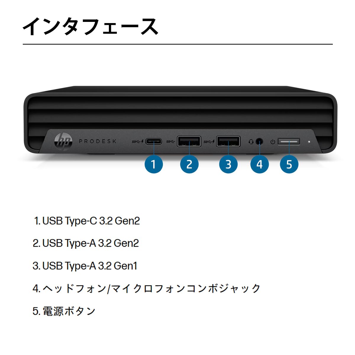 Amazon.co.jp: HP EliteDesk 800 G6 DM 第10世代 Core i5 メモリ16GB