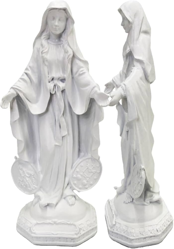 チョコメルさま】vintage statue ❀ クリアドームと マリアさま