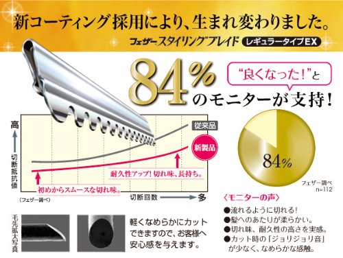 Amazon.co.jp: フェザー スタイリングブレイド レギュラータイプEX 10