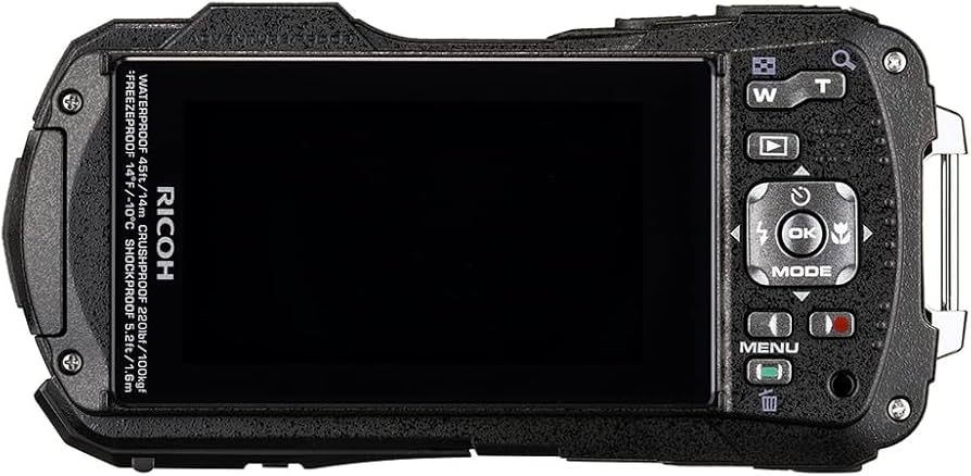 Amazon.com : Ricoh WG-80 Black Waterproof Digital Camera