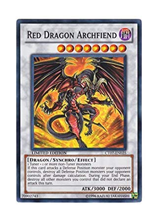 Amazon.co.jp: 遊戯王 英語版 CT07-EN025 Red Dragon Archfiend レッド