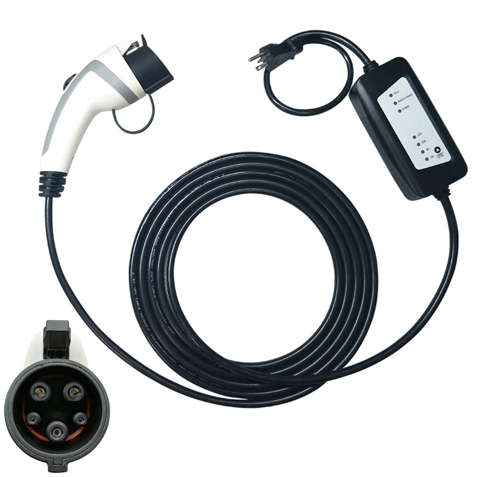 Amazon.co.jp: 電気自動車 充電ケーブル、 EV充電器 ケーブル