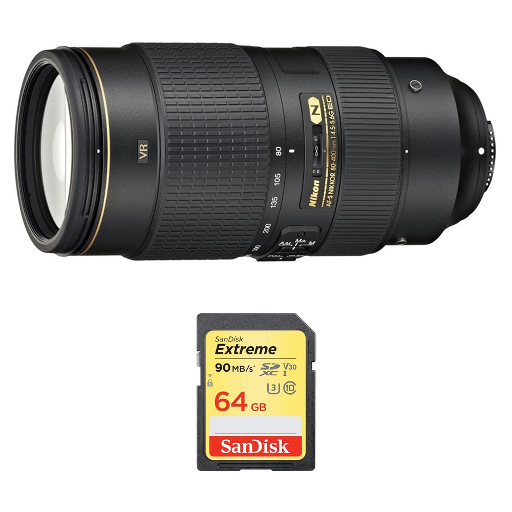 Amazon.com : Nikon AF-S NIKKOR 80-400mm f.4.5-5.6G ED VR Lens and
