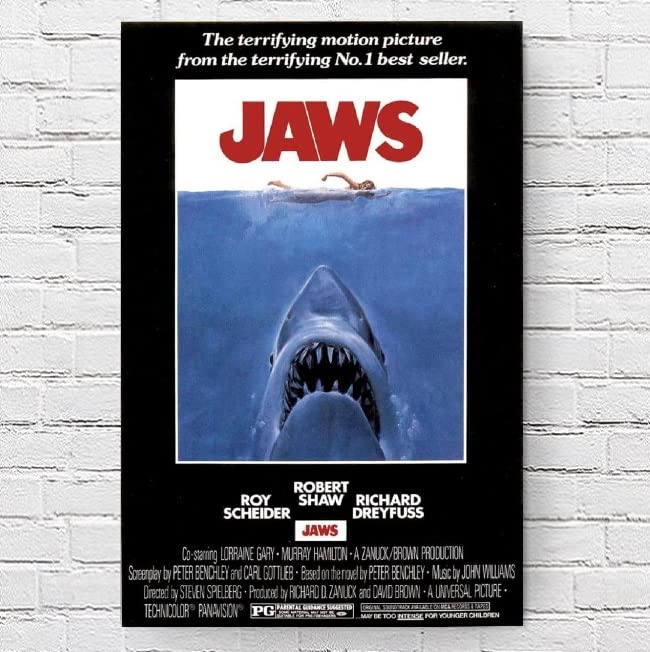 Amazon.co.jp: 映画ポスター ジョーズ JAWS 24×36inc (61×91.5cm) US版