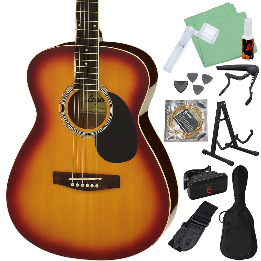 Amazon | LEGEND FG-15 Cherry Sunburst アコースティックギター初心者