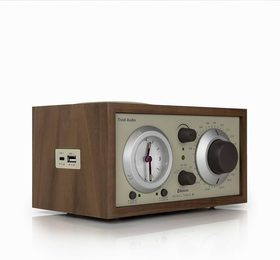 Amazon.com: Tivoli Audio Model Three Bluetooth Clock Radio with