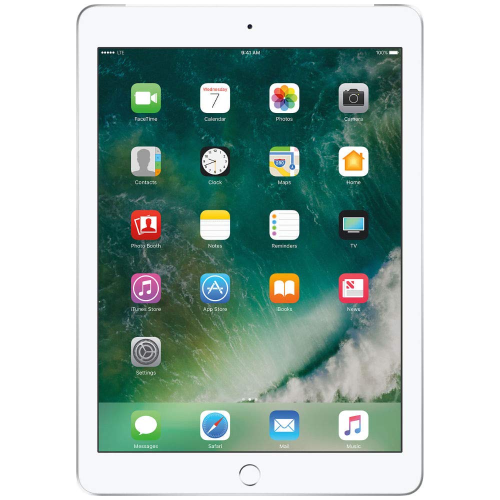 Apple iPad with WiFi + Cellular, 32GB, Silver (2017 Model