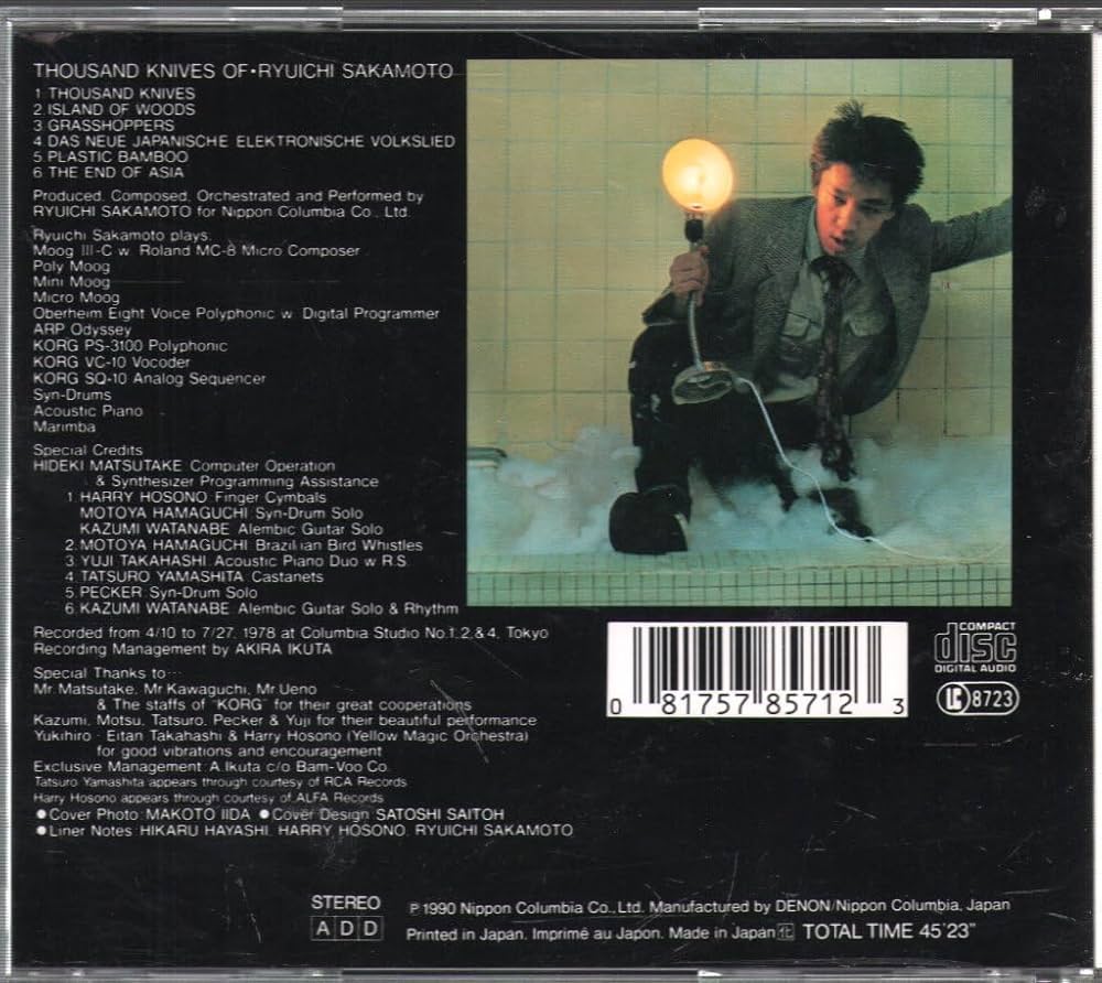 Sakamoto, Ryuichi - Thousand Knives - Amazon.com Music