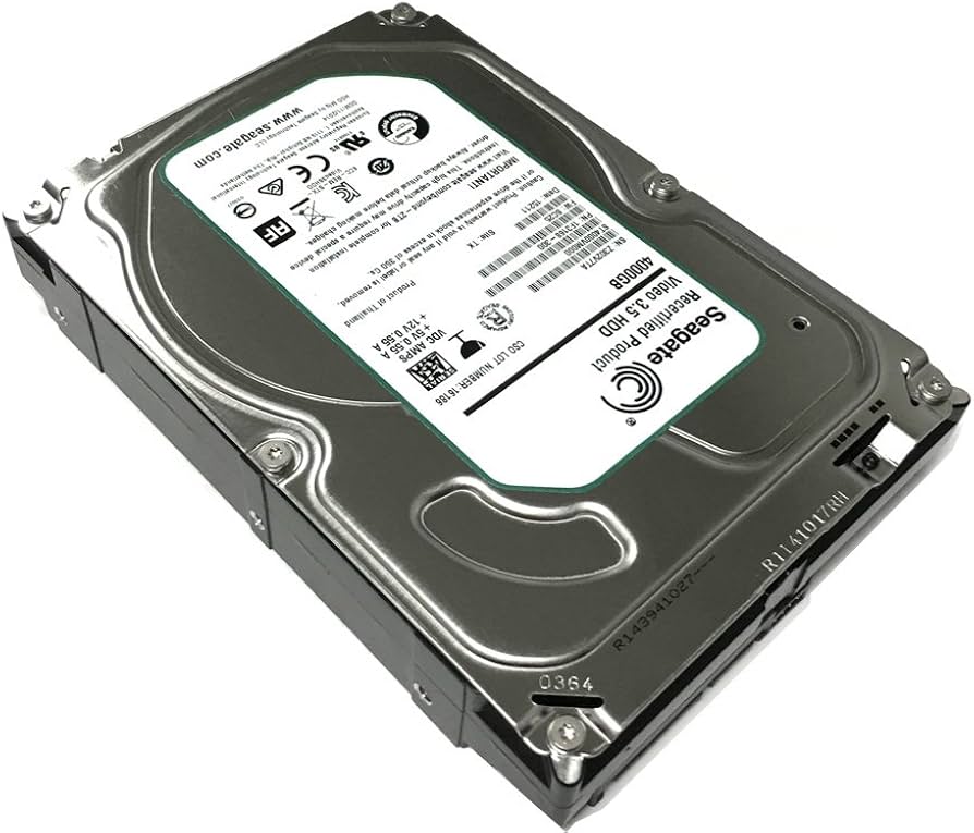 Amazon.com: SEAGATE Video HDD ST4000VM000 4TB 5900RPM 64MB Cache