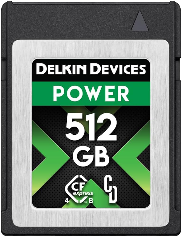 Amazon.com: Delkin 512GB CFexpress Type B 4.0 Memory Card for