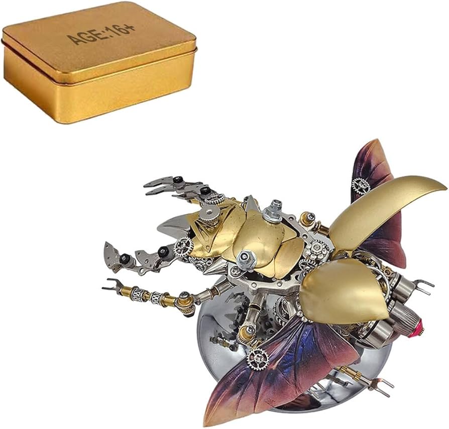 Amazon | MindXplore 3D スチームパンク 昆虫パズル メカニカル キリン