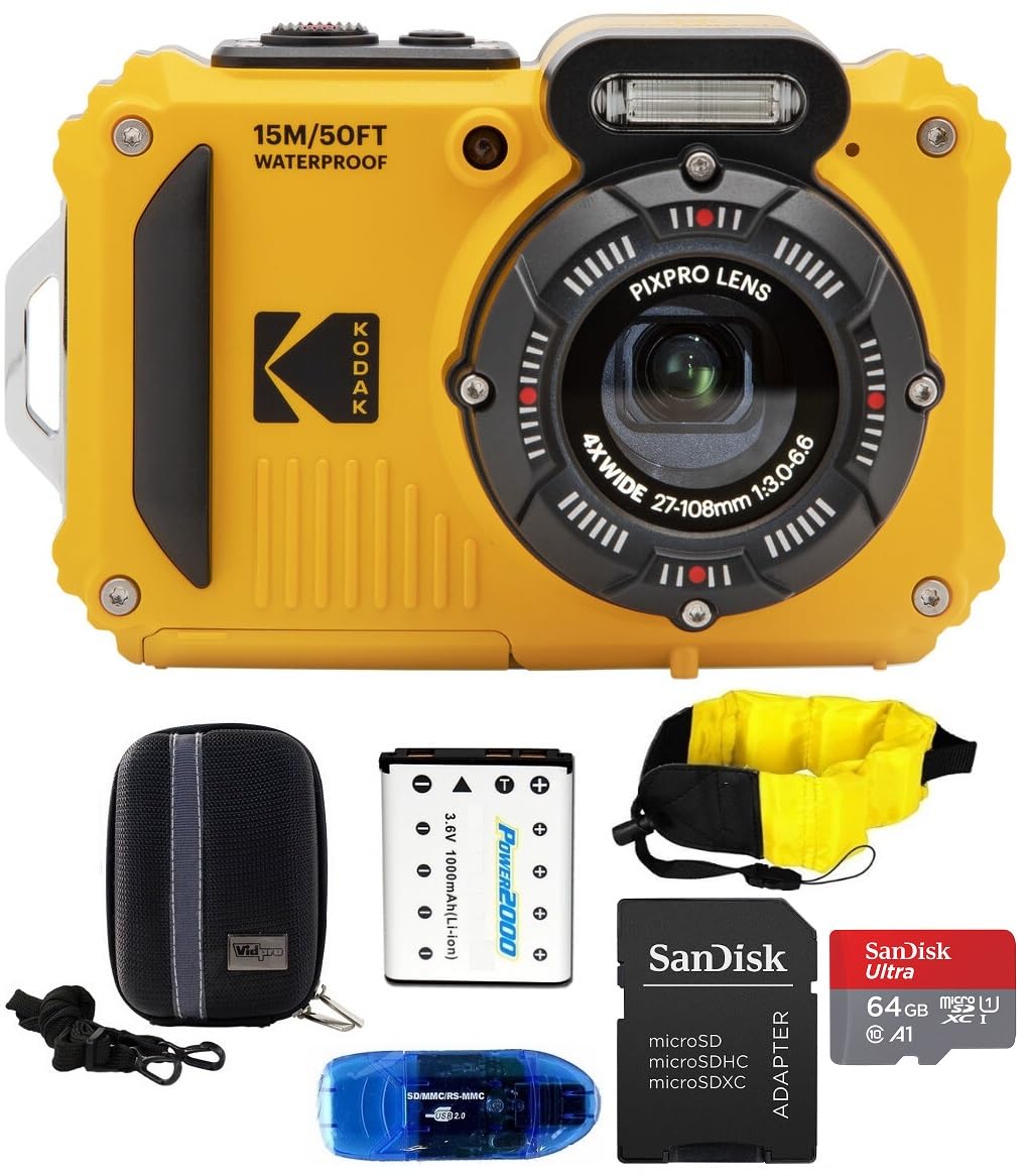 Amazon.com : KODAK PIXPRO WPZ2 Waterproof Digital Camera Bundle
