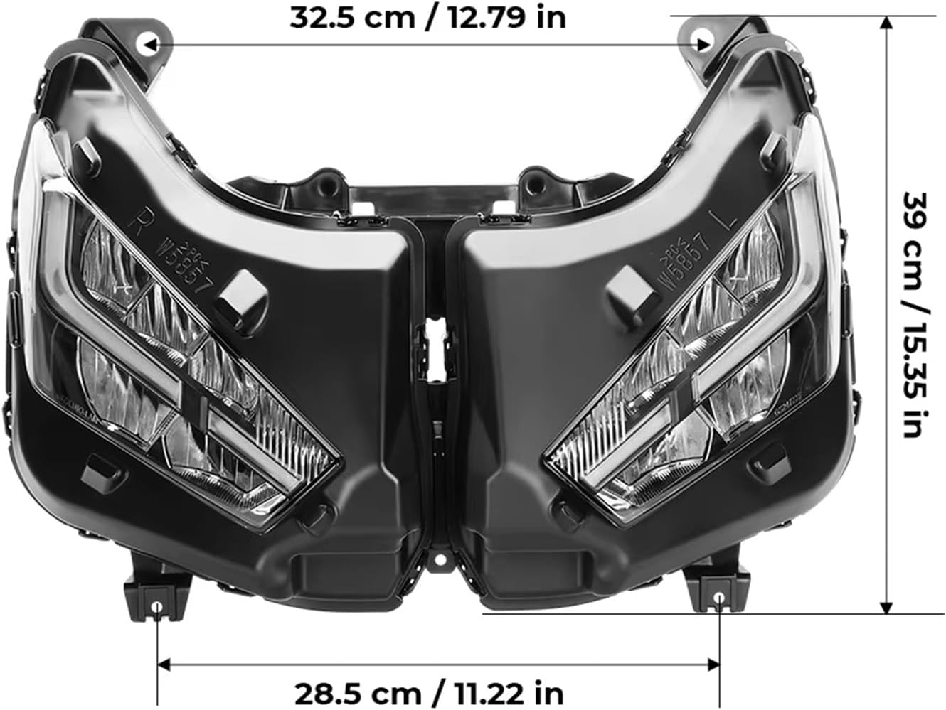 バイク ヘッドライト に適合するZ400 2018 2019 2020 2021 2022 用