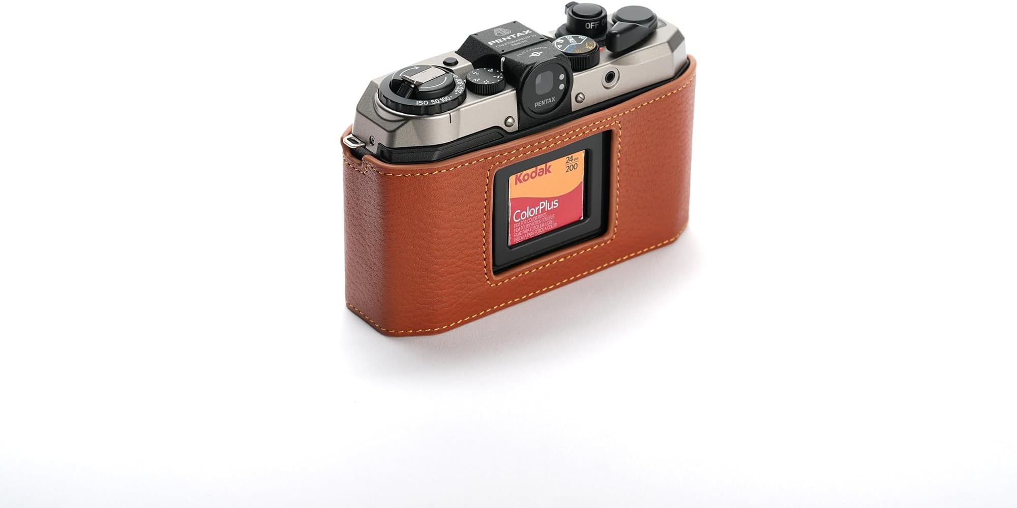 Amazon.com : BMAOLLONGB for Pentax 17 Case, Handmade Genuine Real