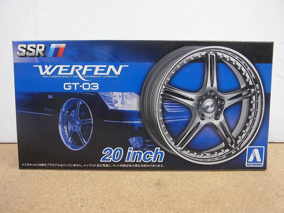 Amazon | アオシマ◎ 1/24 SSR ヴェルフェン GT-03 20インチ タイヤ
