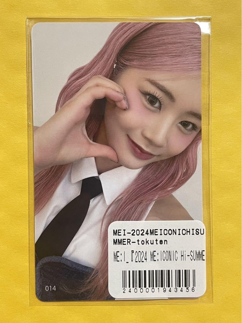 佐々木心菜 2024 kcon LA オフライン、オンライントレカ ポラロイド