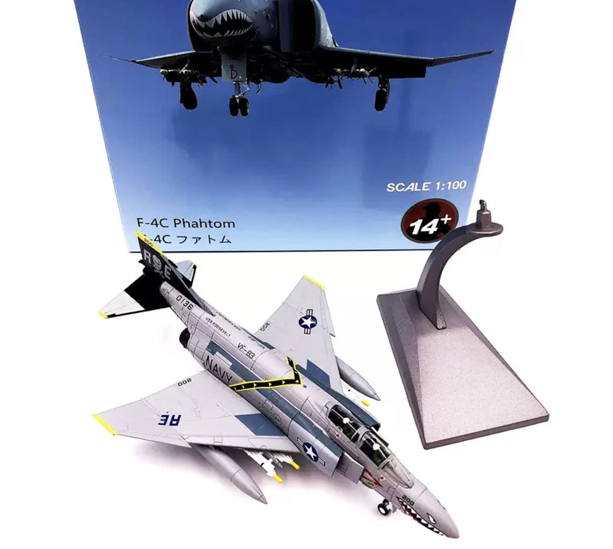 Amazon.co.jp: F-4 ファントムII 1/100 ダイキャスト航空機モデル