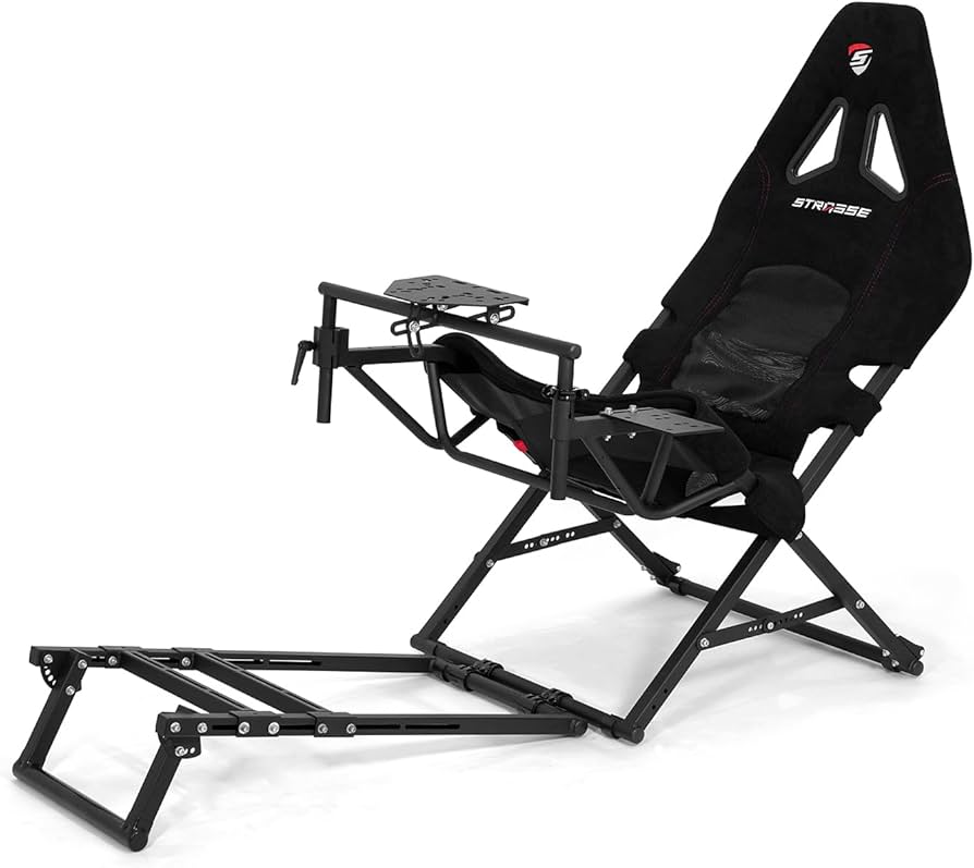 Amazon.co.jp: STRASSE AVANTI Sim Racing Cockpit Folding Cockpit