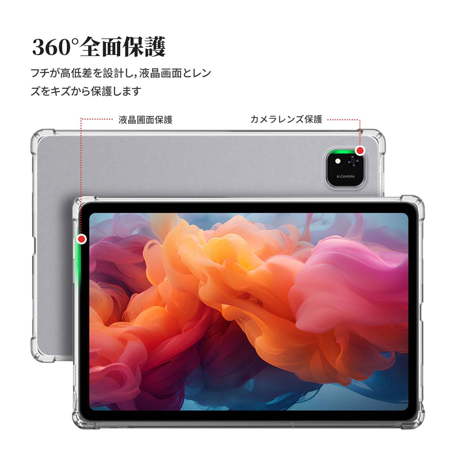 Amazon.co.jp: ALLDOCUBE iPlay60 Pad Pro 用 ケース カバー 保護