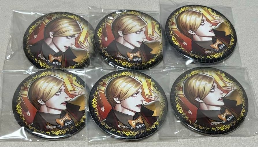 Amazon.co.jp: ジャンケットバンク 獅子神敬一 原画展 缶バッジ : おもちゃ