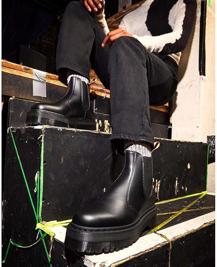 Amazon.com: Dr. Martens Unisex Vegan 2976 Quad Chelsea Boots