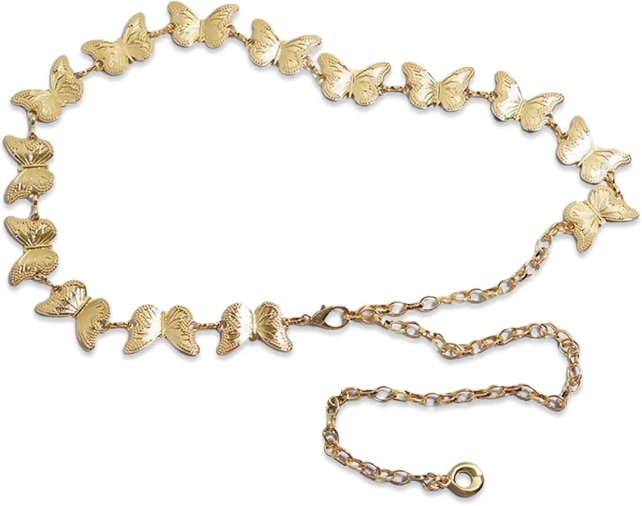 Amazon.co.jp: LumiSyne ファッション チェーンベルト レディース