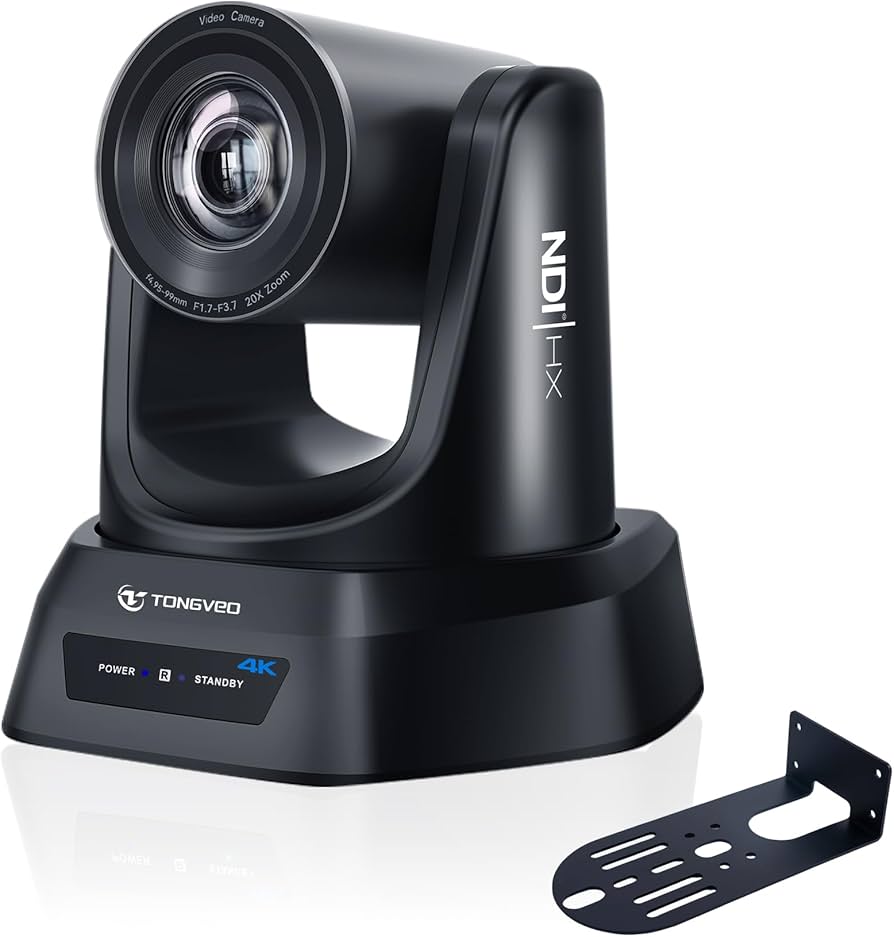 Amazon.com: TONGVEO 4K NDI PTZ Camera AI Auto-Tracking 20X Optical