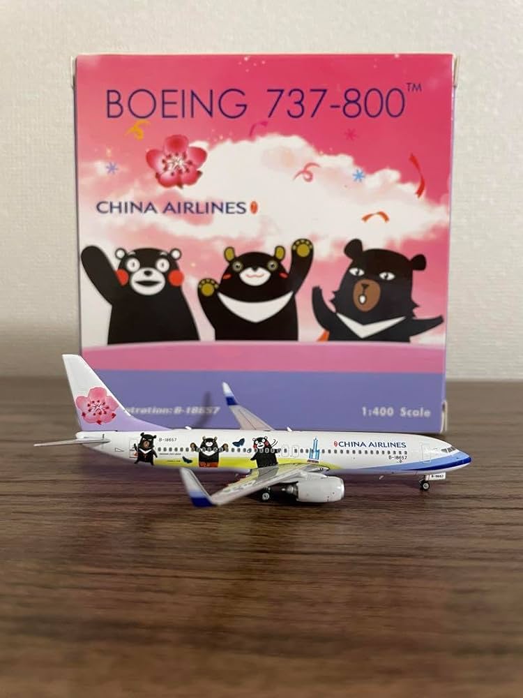 Amazon.co.jp: レア チャイナエアラインB737-800くまモン JC製 1/400