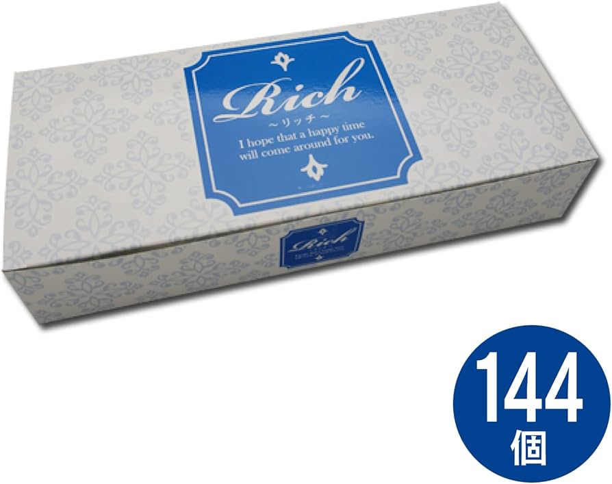 Amazon | Rich(リッチ)業務用コンドームMサイズ (144個, Richブルー