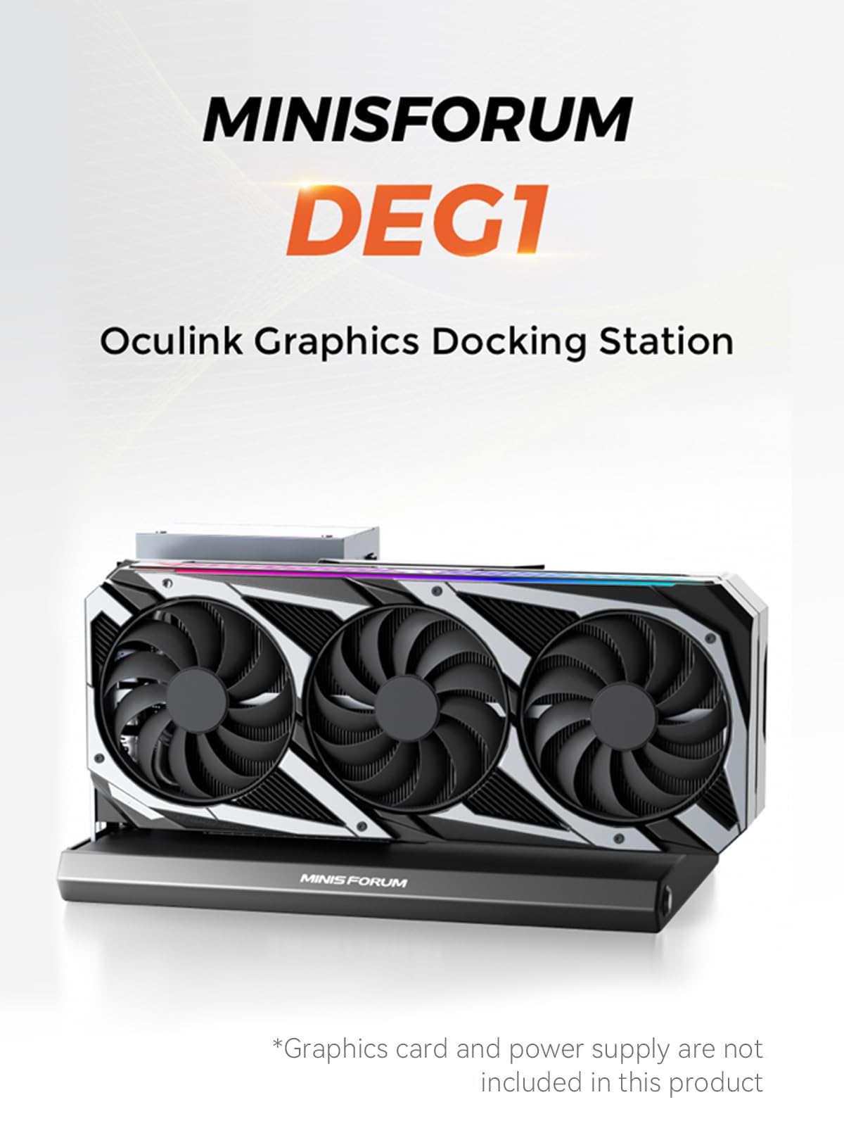 Amazon.com: MINISFORUM DEG1 Docking Station,Oculink 4i(PCIe4.0x4