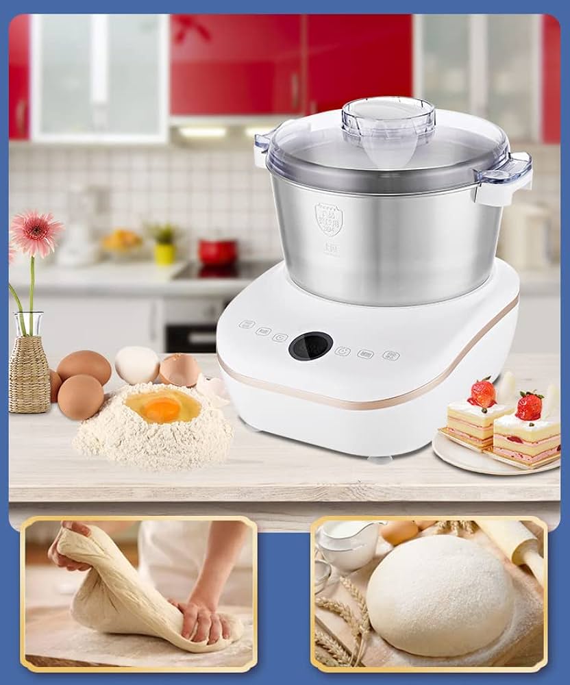 Amazon | スタンドミキサー 卓上ミキサー 恒温発酵 5L大容量 生地
