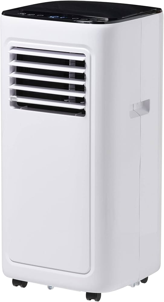 Amazon | 広電 移動式クーラー 2.1kW 工事不要 アース線不要 冷風 除湿
