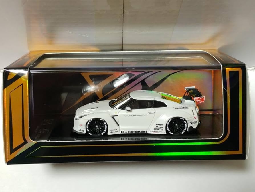 Amazon.co.jp: YM ERROR 404 1/64 GT-R R35 LBWK ホワイト : おもちゃ