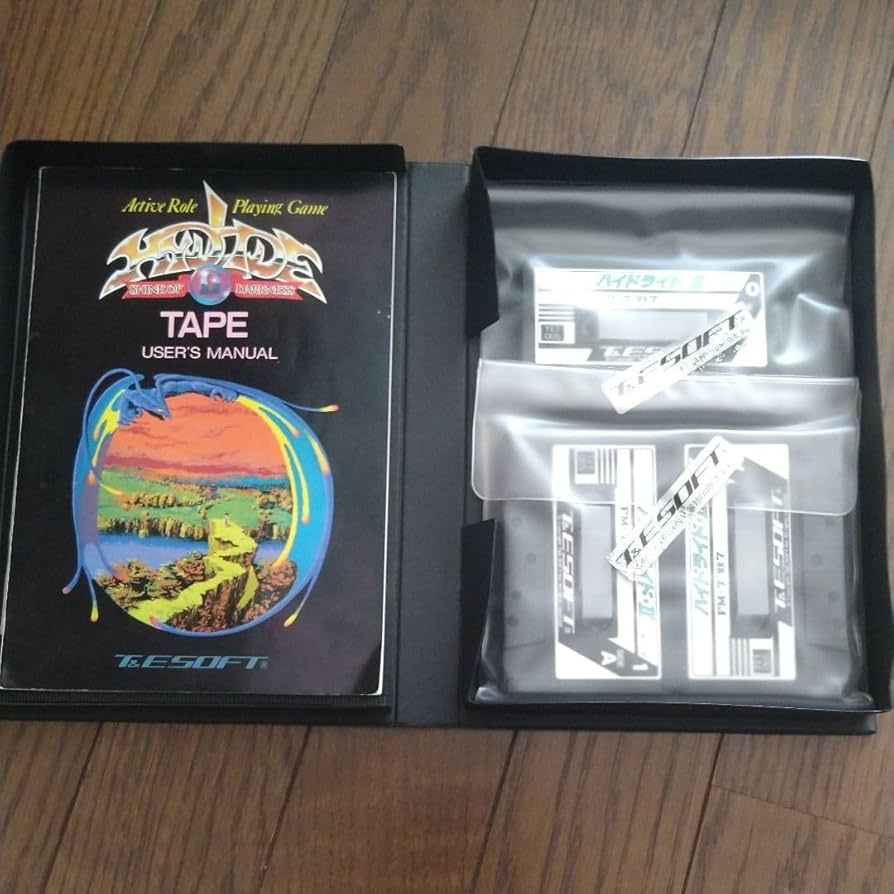 レトロゲーム FM-7用ゲームカセット3本セット レトロゲーム FM-7用