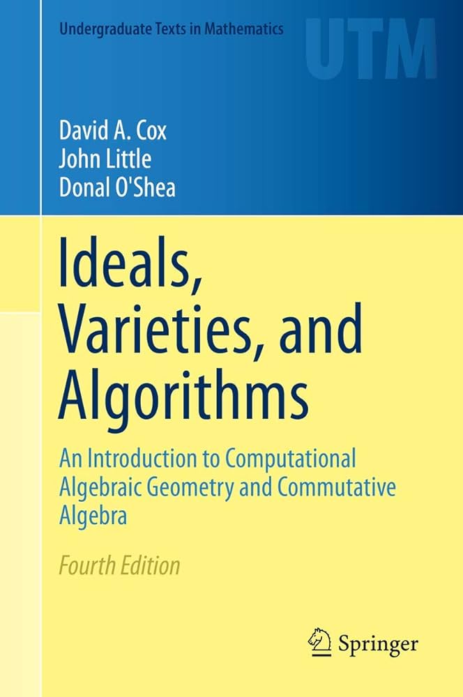 Amazon | Ideals, Varieties, and Algorithms: An Introduction to