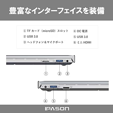 Amazon.co.jp: IPASON: ノートパソコン