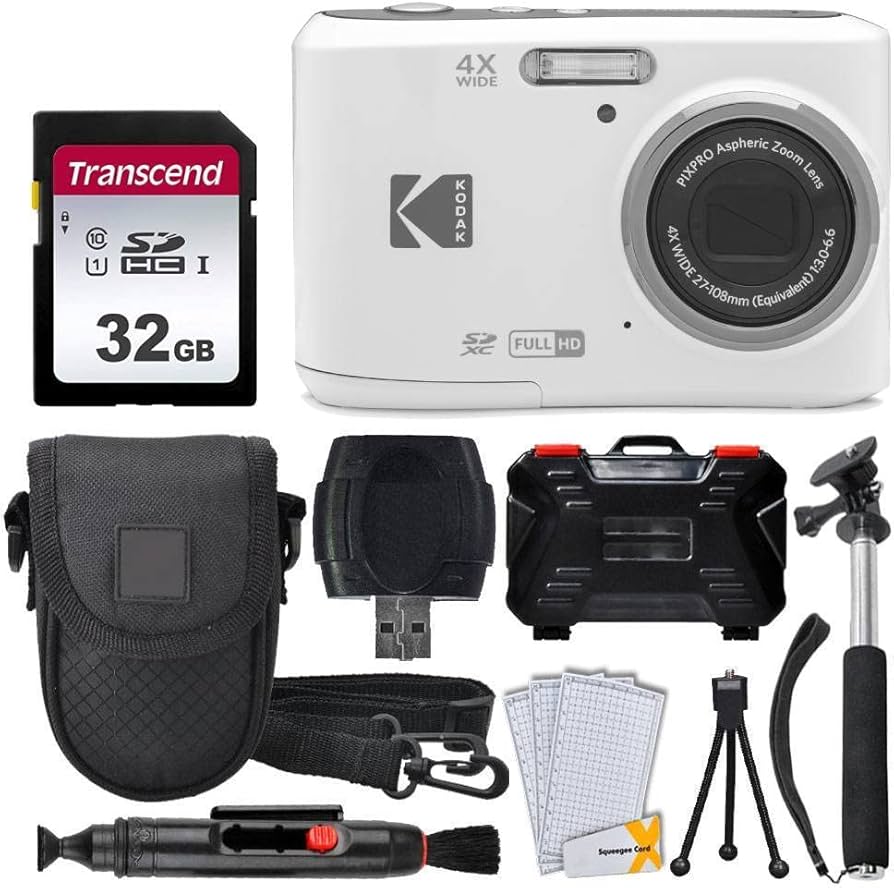 Amazon.com : Kodak PIXPRO FZ45 Digital Camera (White) + 32GB