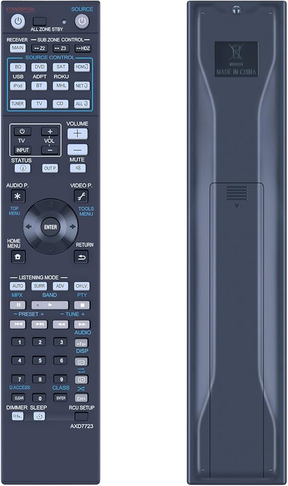 Amazon.com: PZL New AXD7723 Replacementx Remote Control fit for